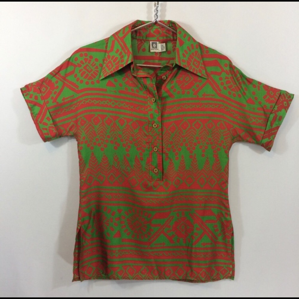 Vintage Ann Klein button-up shirt